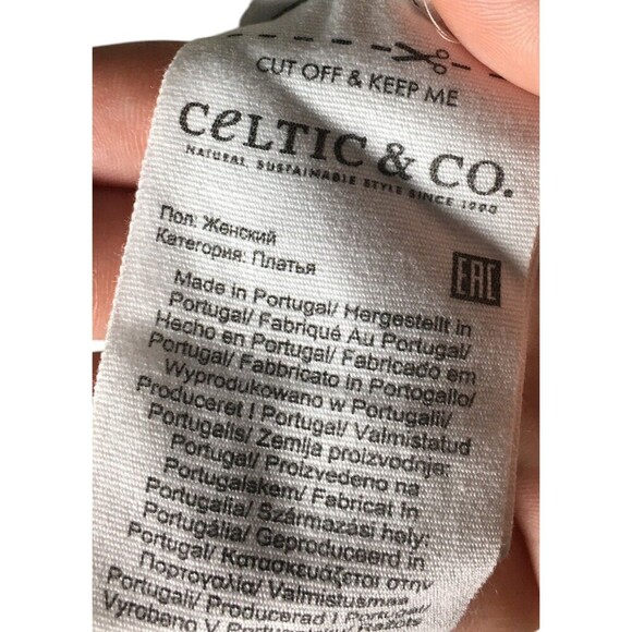 Celtic & Co Top Women's Size 12 Green Short Sleeve Lyocell - Picture 6 of 8